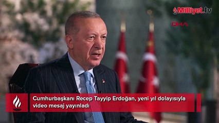 Cumhurbaşkanı Erdoğan'dan yeni yıl mesajı: Üretim, yatırım, istihdam ve ihracatta vites yükseltiyoruz