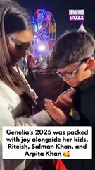 Genelia Deshmukh’s 2025 wrap, shares priceless family moments with her kids, Riteish, Salman Khan, and Arpita Khan