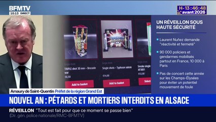 Nouvel an: le préfet de la région Grand Est rappelle que "l'achat, la vente et l'utilisation des engins pyrotechniques et mortiers", sont interdits jusqu'au 3 janvier dans le Bas-Rhin