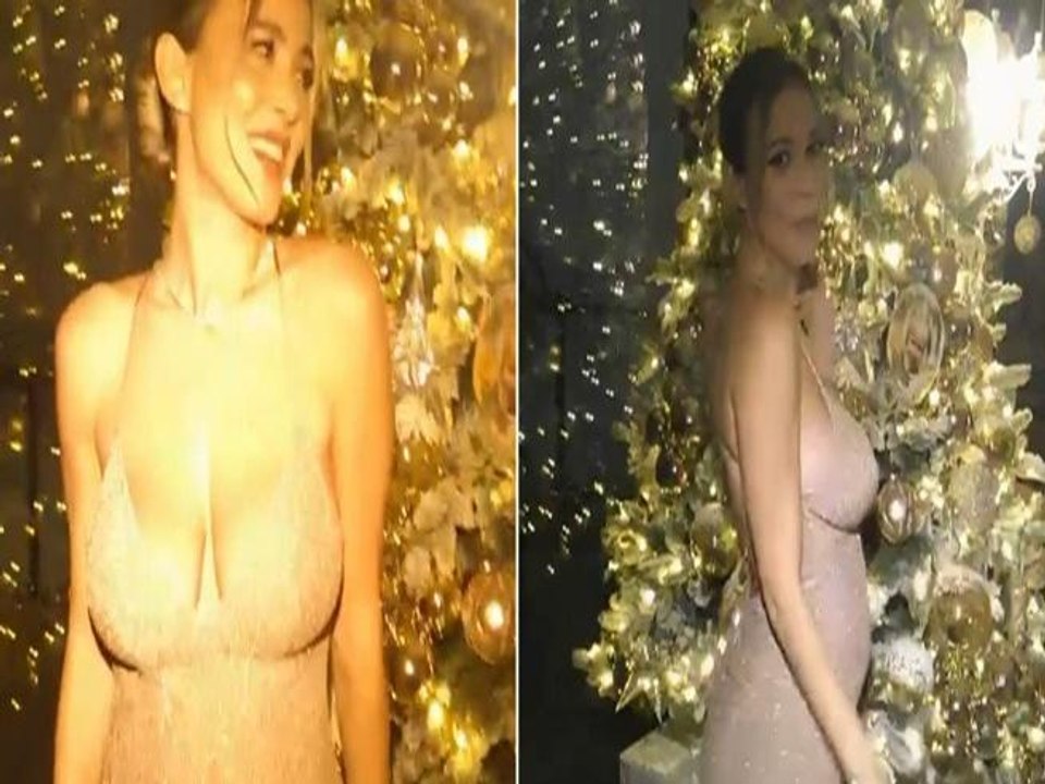 Diletta Leotta saluta il 2025 con un vestito audace