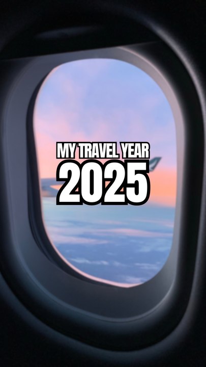 My Travel Year 2025 ✈️🗺️