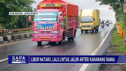 Jelang Malam Tahun Baru, Jalur Arteri Karawang dan Tol Cikampek Ramai | 31 Desember 2025