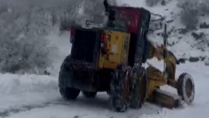 Amasya’da 28 köy yolu kardan kapandı
