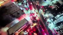 İstanbul'da geceyi gündüze çeviren yangın! Peş peşe patlama meydana geldi