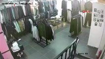 Avcılar’da ayakkabı hırsızlığı! Güvenlik kameraları kaydetti