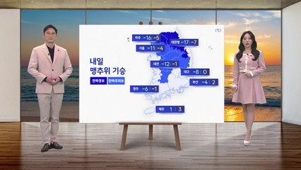 [날씨] 내일 새해 첫날 맹추위 기승...서울 아침 영하 11도 / YTN