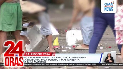 Mga walang permit na paputok, kumpiskado sa Divisoria; mga torotot, mas mabenta sa mga mamimili | 24 Oras