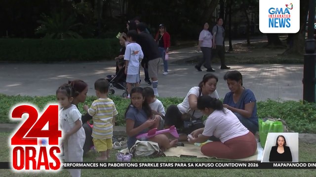 Rizal Park, Luneta at Intramuros, dinayo ng mga turista ngayong Bisperas ng Bagong Taon | 24 Oras