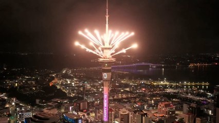 Yeni yıla ilk Yeni Zelanda girdi