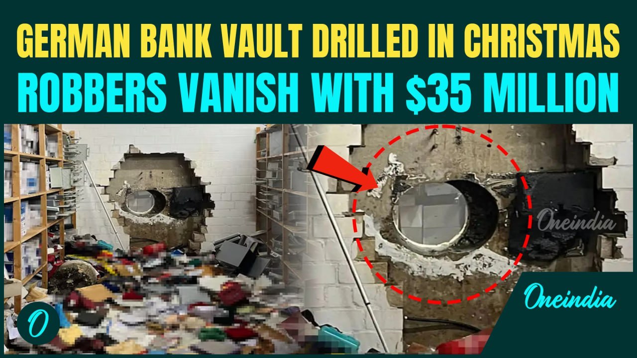 SHOCKING Heist In Europe: Robbers RAID 3000+ Safe Deposit Boxes After DRILLING Bank VAULT in Germany