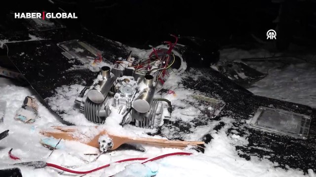 Rusya Putin'in konutuna saldırdığı iddia edilen dronun görüntülerini paylaştı