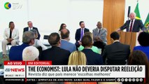 The Economist: Lula não deveria disputar reeleição em 2026