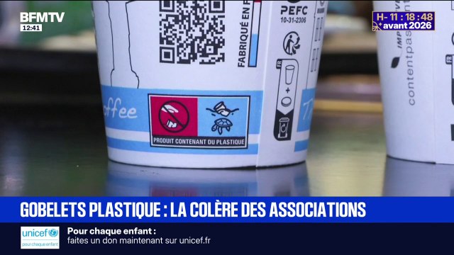Le report de l'interdiction des gobelets jetables contenant du plastique agace les associations qui luttent contre la pollution