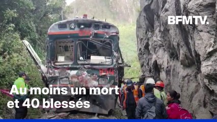 Pérou: une collision de trains au Machu Picchu fait au moins un mort et 40 blessés