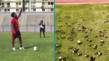 IShowSpeed, Angola’da 100 çocuğa karşı futbol maçı yaptı