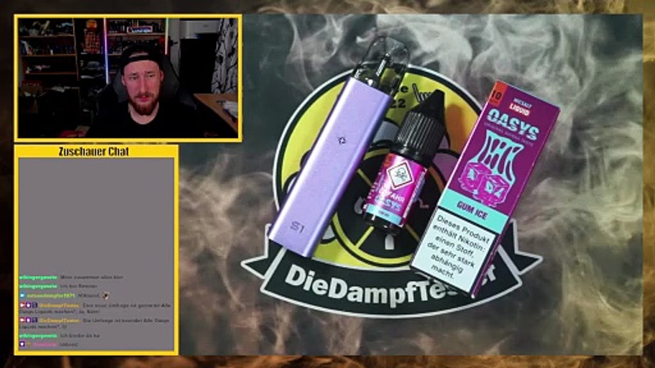 Revoltage Oasys Gum Ice Liquid Geschmackstest