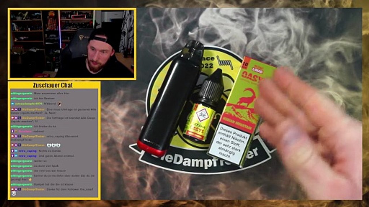 Revoltage Oasys Nubian Mountain Liquid Geschmackstest