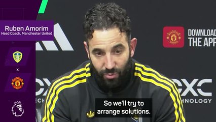 'I'm not going to risk anyone' - Amorim on Fernandes