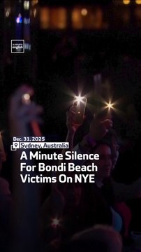 A Minute Silence For Bondi Beach Victims On NYE