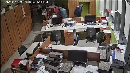 Seramiksan'daki 2 milyon Euro’luk soygunun kamera görüntüleri ortaya çıktı