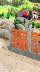 Turned Into a Tiny House With Details | Miniature  Villa Creation Bricks