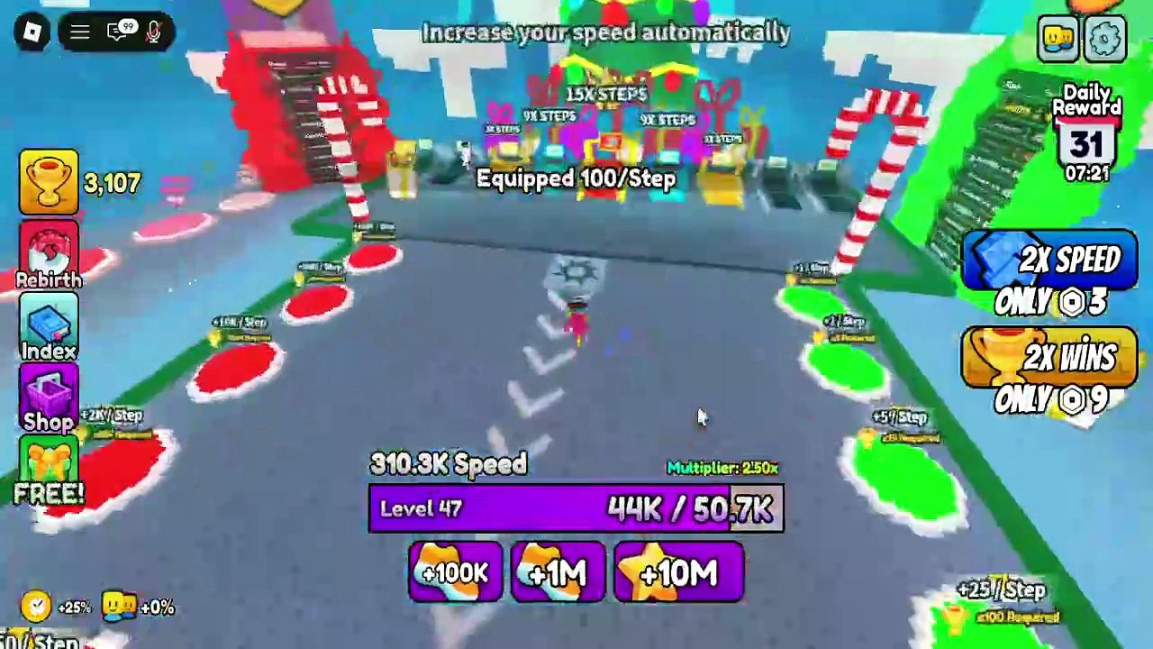 My Speed Went CRAZY In +1 Speed Minion Evolution in Roblox