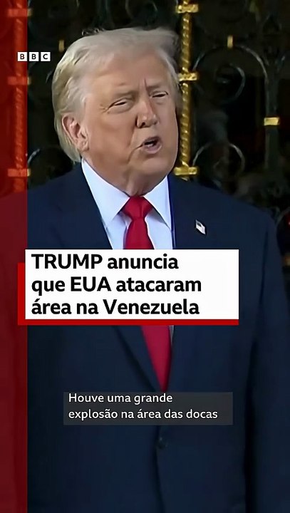 Trump afirma que EUA destruíram instalações para drogas na Venezuela
