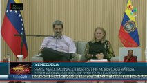 Venezuelan pres. inaugurates “Nora Castañeda” International School for women’s leadership
