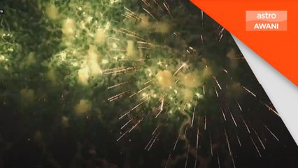 Pertunjukan bunga api sempena Tahun Baharu 2026