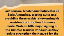 confirmed. Jackson Tchatchoua joins Wolves as new right back on deal worth €12.5m fee from Verona