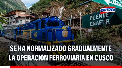 Choque de trenes en Machu Picchu: "Se ha normalizado gradualmente la operación ferroviaria", asegura Cámara de Comercio de Cusco