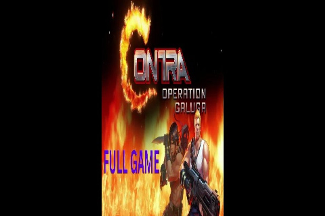 گیم پلی بازی اکشن شوتر CONTRA OPERATION GALUGA FULL GAME 😊
