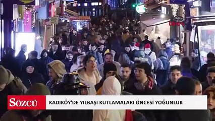 Kadıköy'de yılbaşı kutlamaları öncesi yoğunluk