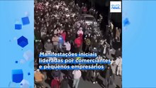 Como começaram os protestos no Irão?