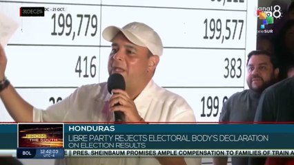 Libre party rejects electoral body’s declaration on election results
