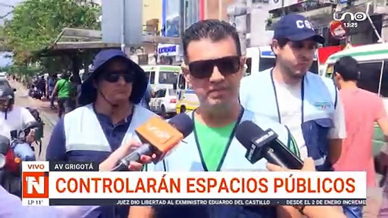 Control en espacio públicos