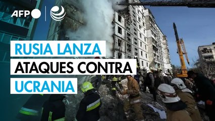 Ataques rusos en Ucrania dejan ocho heridos, incluidos tres niños