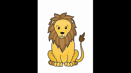 SERDAR ŞİMŞEK SEVİMLİ ASLAN ÇİZİMLERİ