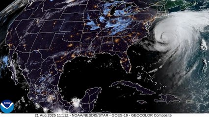 Watch How Hurricane Erin Barrels North In NOAA Satellite Time-Lapse