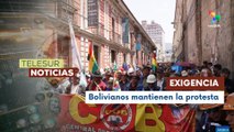 Décimo día de protestas en Bolivia exige la anulación del decreto 5503