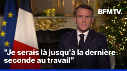 Le président de la République Emmanuel Macron a exprimé ses vœux à la nation pour l'année 2026