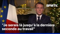 Le président de la République Emmanuel Macron a exprimé ses vœux à la nation pour l'année 2026