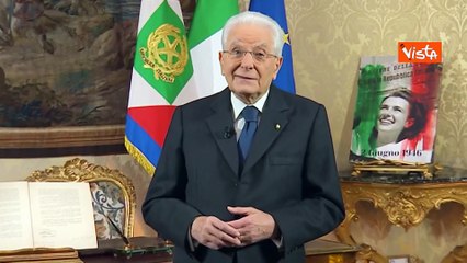 Mattarella: Chiuso anno non facile, speriamo tempi migliori