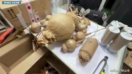 Polizia sequestra "super bomba" di 11,5 chili per botti di Capodanno