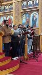 أرثوذكس الإسماعيلية يؤدون قداس رأس السنة في كنيسة الأنبا بيشوي