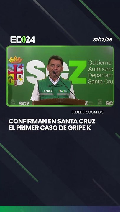 Confirman en Santa Cruz el primer caso de gripe K