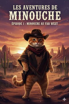 Minouche au Far West : Duel au Saloon ! (Épisode 1) 🐱🥛