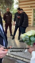 Bu damat sosyal medyada gündem oldu