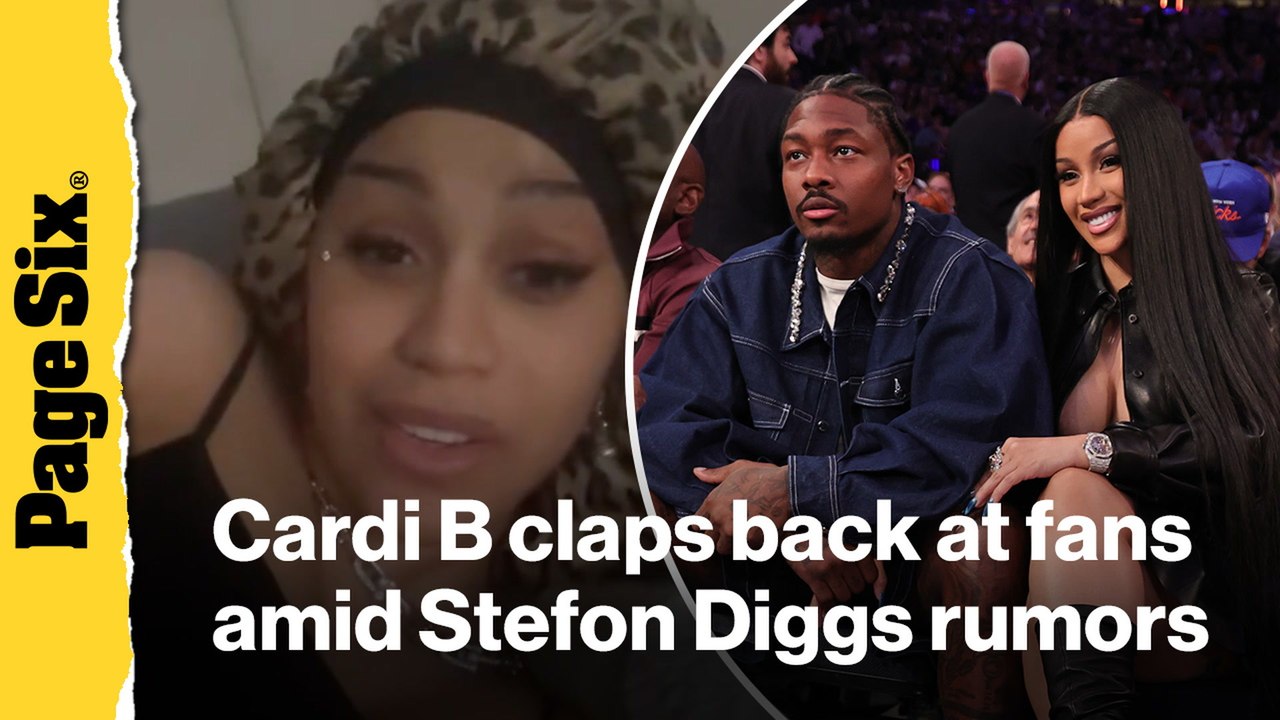 Cardi B claps back at fans amid Stefon Diggs Christmas rumors and assault allegations