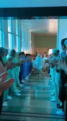 Equipes do Cemil fazem cordão de despedida a doador de múltiplos órgãos em Umuarama